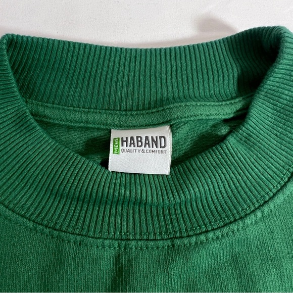 Haband Pullover Sweatshirt - Green Color - Size Large - Picture 4 of 8